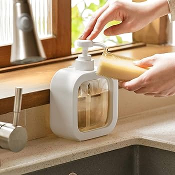 500ml Soap Dispenser Bottles Refillable Shampoo Shower Gel Liquid Soap Container Empty Lotion Bottles Hand Pump Soap Dispenser