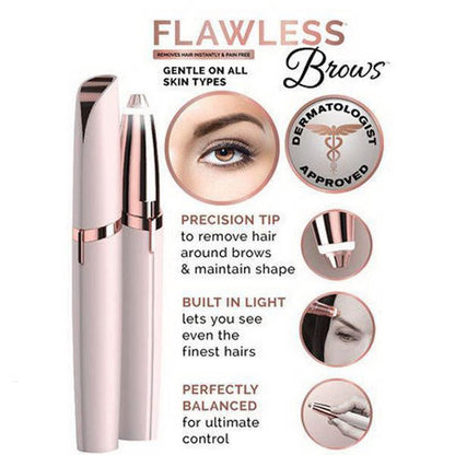 Rechargeable Flawless Eyebrow Remover